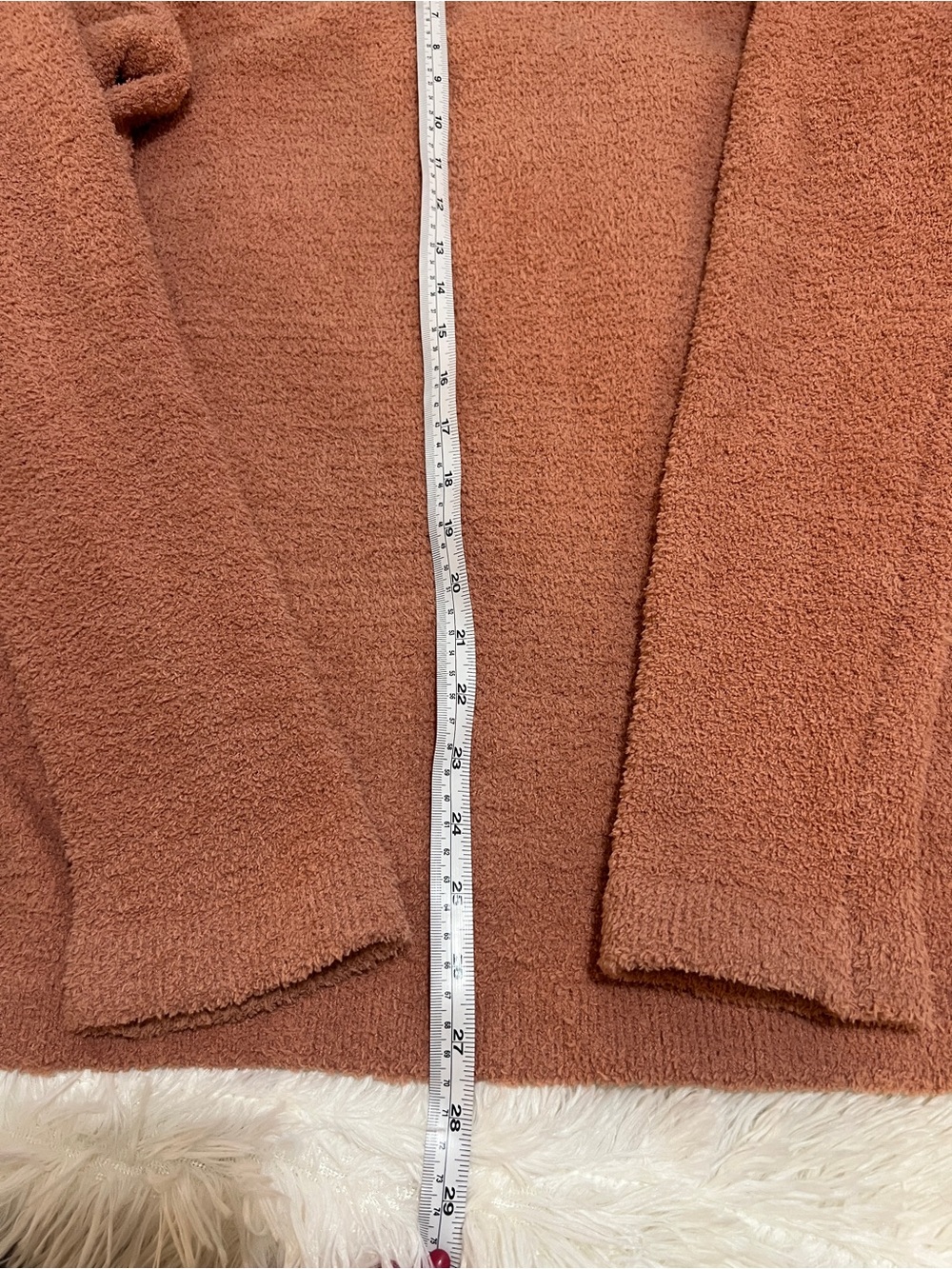 Volcom Lived in Lounge Open Front Cardigan with pockets in Rust Color - XS/Small - Picture 10 of 12